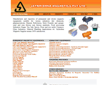 Tablet Screenshot of magneticequipments.com